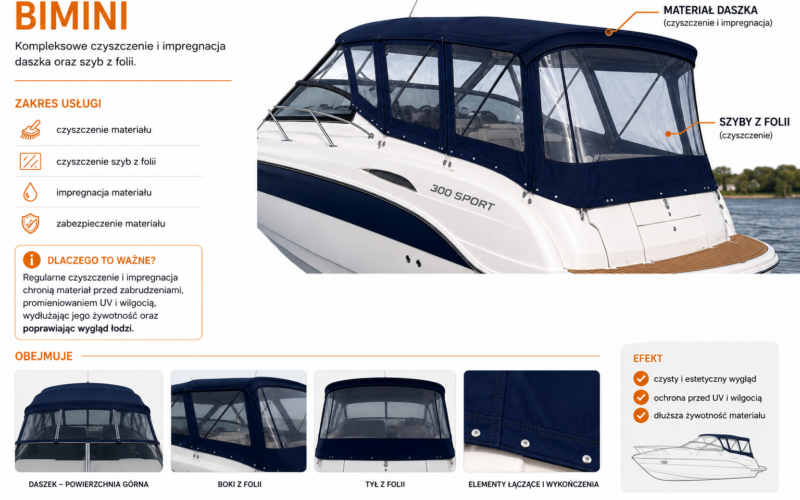 czyszczenie_bimini_motorowej_lodzi